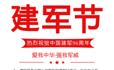 红旗飘飞八一建军节节日宣传H5模板缩略图