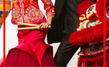 中国红时尚简约新中式高端大气婚礼请柬缩略图