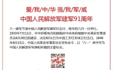 八一 建军节  建军 中国 解放军 人民军队 创意手机海报缩略图